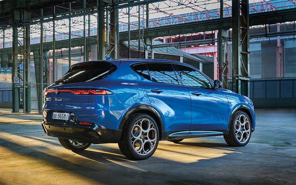 Tonale bleu arrière